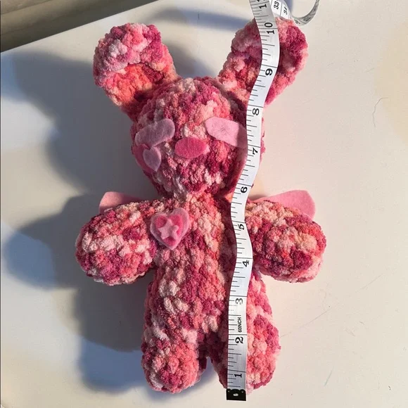 Pink Handmade bunny angel plush - Picture 5 of 5